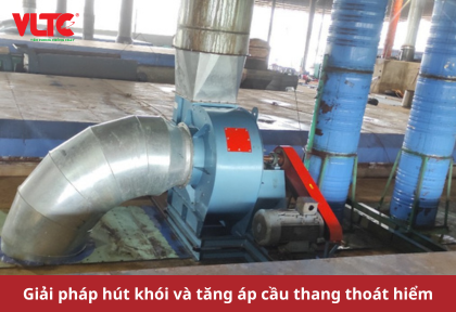 Giải pháp hút khói và tăng áp cầu thang thoát hiểm
