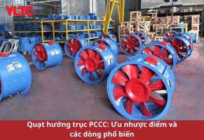 Quạt hướng trục PCCC: Ưu nhược điểm và các dòng phổ biến