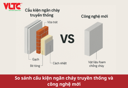 So sánh cấu kiện ngăn cháy truyền thống và công nghệ mới
