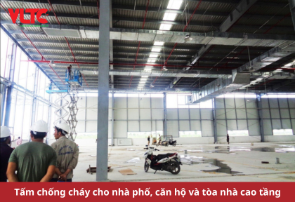 Tấm chống cháy cho nhà phố, căn hộ và tòa nhà cao tầng