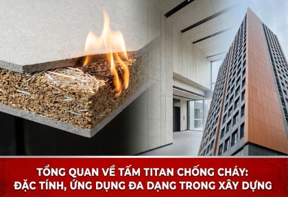 Tổng quan về tấm titan chống cháy: Đặc tính, ứng dụng đa dạng trong xây dựng