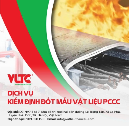 Dịch vụ tư vấn thử nghiệm đốt mẫu vật liệu, cấu kiện chống cháy