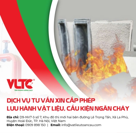 Dịch Vụ Tư Vấn Xin Cấp Phép Lưu Hành Vật Liệu, Cấu Kiện Ngăn Cháy